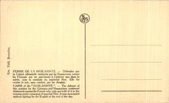 CPA Waterloo Ferme de la Hale Sainte 