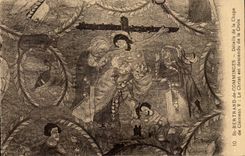 CPA St Beltran de Comminges Details de la cubierta de Clement Cristo se desciende de la cruz