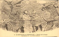 CPA St Beltran de Comminges Details de la cubierta de las irrisiones de Clement Cristo