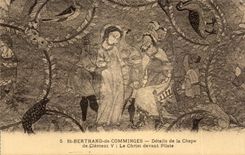 CPA St Beltran de Comminges Details de la cubierta de Clement Cristo delante de pilate