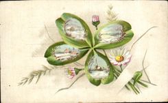 El pajaro de las rosas de las flores de la fantasia de CPA que la calle de Besnier Langlois del chocolate de la publicidad de las ovejas sirve Trafle sirve