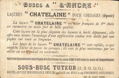 Chromo Nomme Capitaine Mousquetaires Buscs a l'ancre La Chatelaine