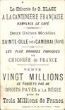 Chromo Chicoree G Black Sainte Odile Cambrai oiseaux