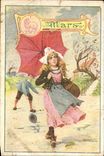 Chromo Mars Chicoree la Menagere Dubroyon et Ramette Cambrai Enfant