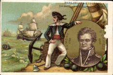 Chromo Berlingots Eysseric Dumont d'Urville Bateau Navigateur 