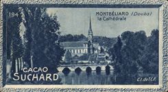 Image Suchard Montbeliard the cathedral Suchard Cocoa