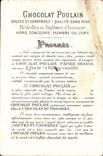 Chromo Chocolat Poulain Fleurs