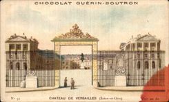 Chromo Chocolat Guerin Boutron Chateau De Versailles