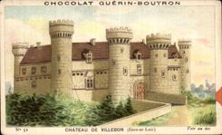 Chromo Chocolat Guerin Boutron Chateau De Villebon Eure et Loir