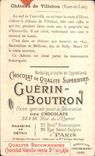 Chromo Chocolat Guerin Boutron Chateau De Villebon Eure et Loir