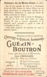 Chromo Chocolat Guerin Boutron Chateau De La Motte Glain Loire inferieur