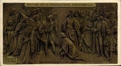Chromo Edition de la Chocolaterie D'Aiguebelle Les Bas reliefs d'Orleans 