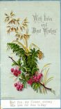 Chromo With Love and Best Wishes Fleurs 