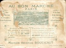 Chromo Au Bon Marche Paris Maison Aristite boucicaut