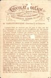 Chromo Chocolat Poulain Histoire Generale Des Monnaies Charles II le chauve