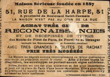 Chromo Rue de la Harpe Paris Professeur Enfant
