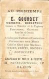 Chromo E Courdet Mercerie Enfant Rue des Orfevres Blois