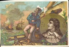Chromo Jean Bart Navigateur 1650 1702 