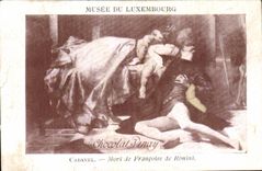 Image Museum Of Luxembourg chocolate Vinay Cabanel Dead of Francoise de Rimini