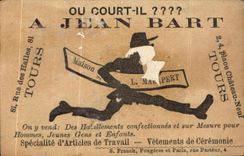 Chromo Collin Maillard Enfants Jean Bart Rue des Halles Tours