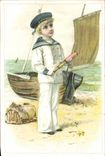 Chromo Chocolat Saintoin Enfant marin
