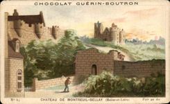 Chromo Chocolat Guerin Boutron Chateau De Montreuil Bellay 