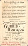 Chromo Chocolat Guerin Boutron Chateau De Montreuil Bellay 