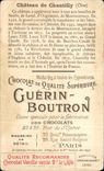 Chromo Chocolat Guerin Boutron Chateau De Chantilly