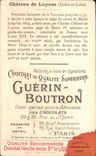 Chromo Chocolat Guerin Boutron Chateau De Luynes