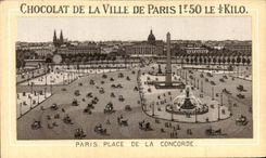 Chromo Chocolat De La Ville De Paris Palais De La Concorde