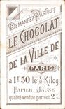 Chromo Chocolat De La Ville De Paris La Fontaine Moliere