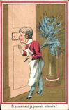 Chromo Si Seulement je Pouvais Entendre a la Frileuse Maison Drivon Quai de la Guillotiere Lyon 
