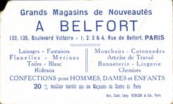 Chromo Grands Magasins de Nouveautes Belfort Boulevard Voltaire Joutes nautiques