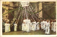 Image Collection of Folklore Belgian Dimensions of gold Huy the procession of the marital festivals the rain of pinks