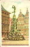 Image Collection of Folklore Belgian Dimensions of gold Antwerp Statue of Salvius Brabo throwing in the Scheldt the hand of the Druon giant