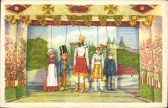 Image Collection of Folklore Belgian Dimensions of gold Liege Tchantches and Nanesse at the court of king de France