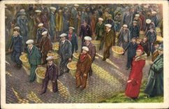 Belgian Image Folklore gold Grammont Cote the baskets of Krakelingen are doors to the top of the mountain