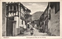 CPA Hambac Schlossgasse put Blick auf die Maxburg