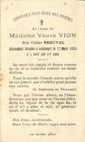 Widowed image pieuseMadame vion Celine Breuval Achicourt