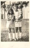 CARTE PHOTO Enfants Filles 