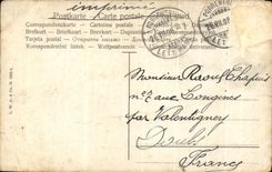 CPA Enfant Chien Berger 