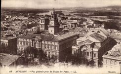 CPA Gendrale visto Avignon tomado del paladar de los papas