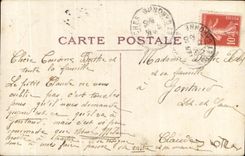 CPA Fantaisie Un Baiser Enfant