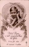 CPA Fantaisie enfant Garcon Coeur 