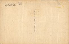 CPA Lourdes L'Apparition la vierge