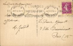 CPA Lourdes La Basilique Et Le Monument Interallie Vus Du Chateau Foet