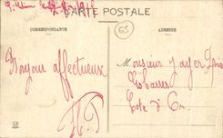 CPA Lourdes Vue Des Villas Le Gave et le fort