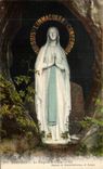 CPA Lourdes La Vierge de la Groite 