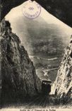 CPA Lourdes Funiculaire du Pic du Jer Sortie du Tunnel et la Vallee
