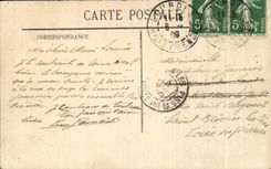 CPA Lourdes Vue Prise de la Villa Hotel ND de Sion